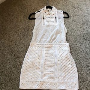 Two piece set top and skirt. Crochet